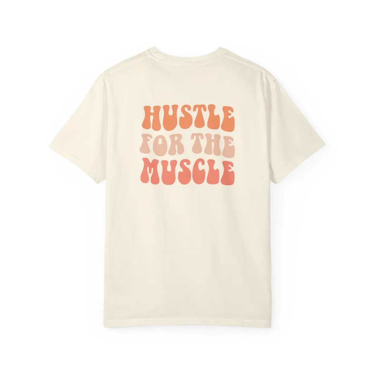 Hustle For The Muscle (Orange Print) T-Shirt